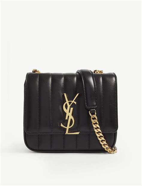 ysl black chain crossbody bag